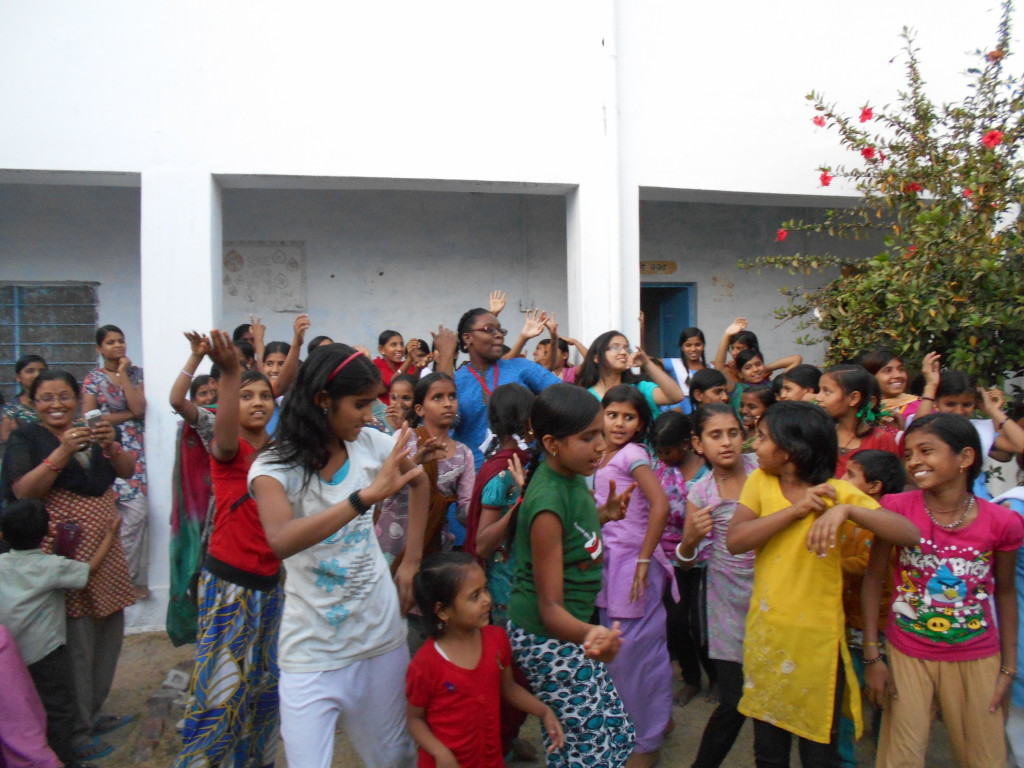 An after school dance party in Rajasthan